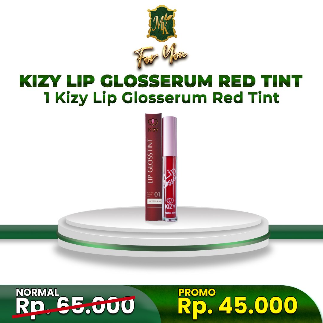 Kizy Lip Glosserum Red Tint
